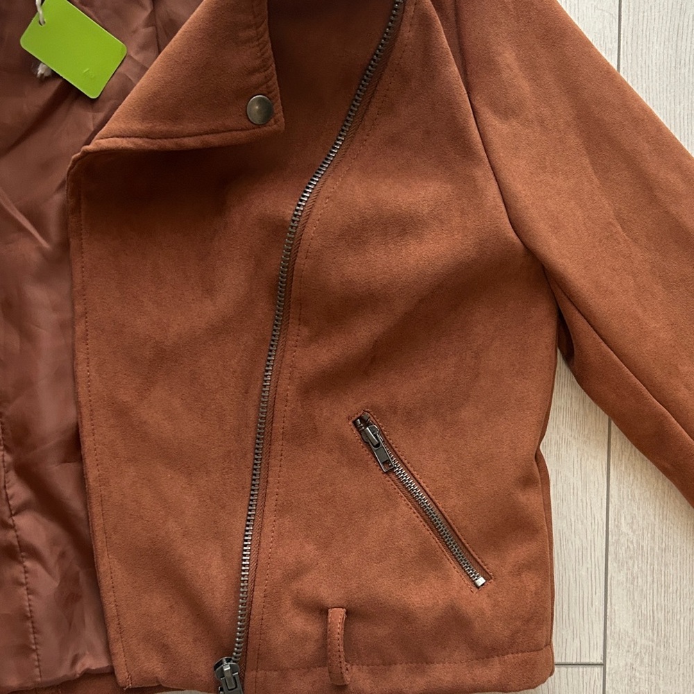 Forever 21 Rust Leather Jacket - Picture 6 of 7